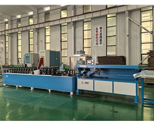 北京高频焊门窗铝隔条成型设备